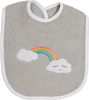 Smithy Lätzchen Wolke mit Regenbogen grau